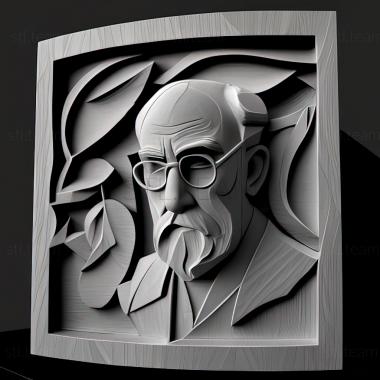 3D model Henri Matisse (STL)